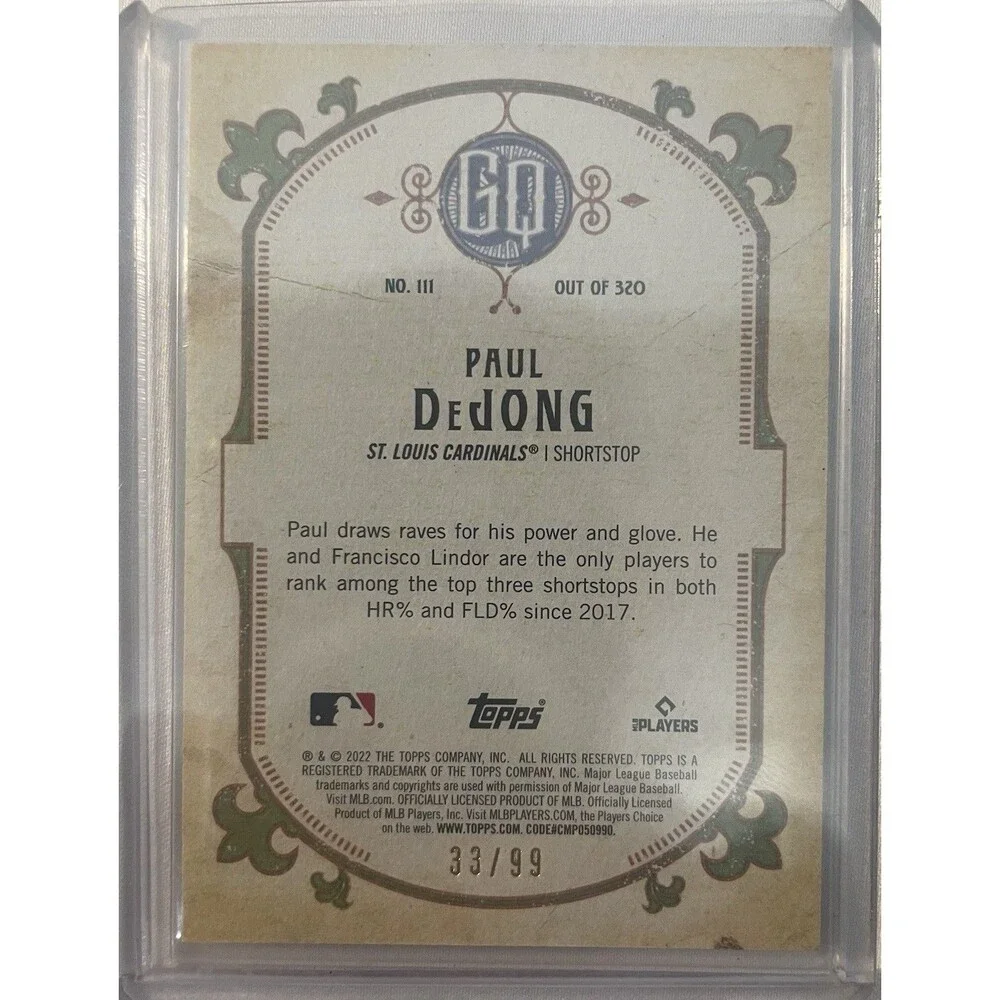 P DeJong GQ 33/99 Gypsy Queen Bronze